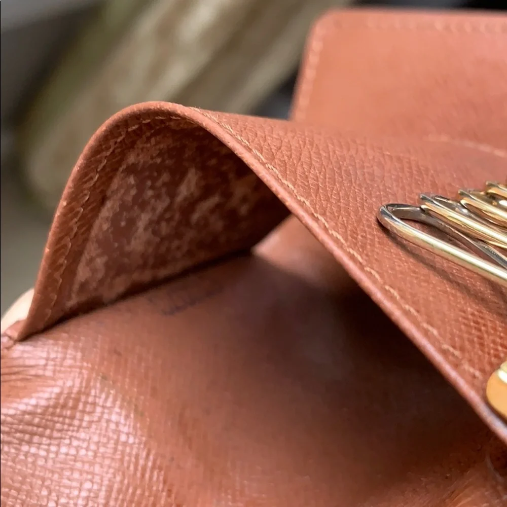 Louis Vuitton Brown Monogram Key & Card Holder